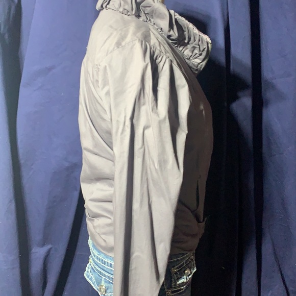 Silver jeans cotton lace zip up jacket great find! - Picture 8 of 16